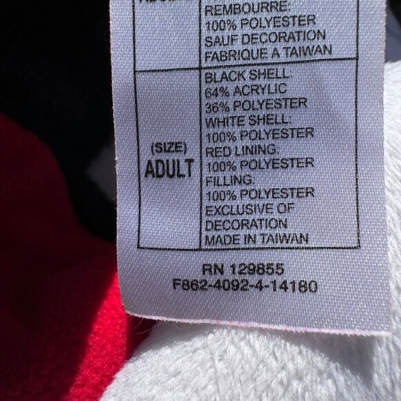 Disney Parks Authentic Original Mickey Mouse Ears Faux Fur Hat Scarf With Mitten - Picture 4 of 8